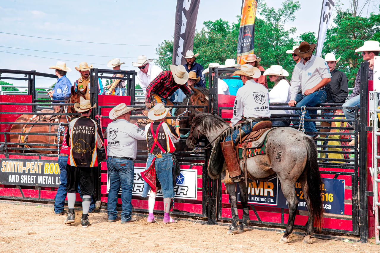 western outdoor summer gathering