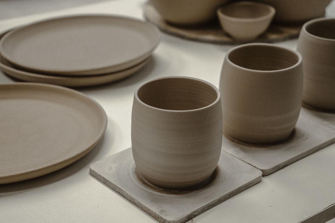 western bright sunny ceramic studio
