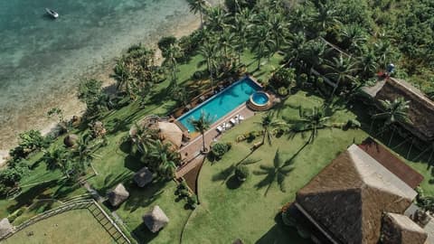 lush tropical landscape